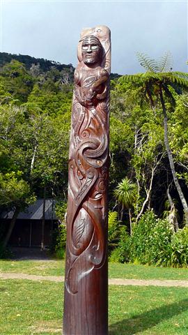 Ship Cove Maori Carving